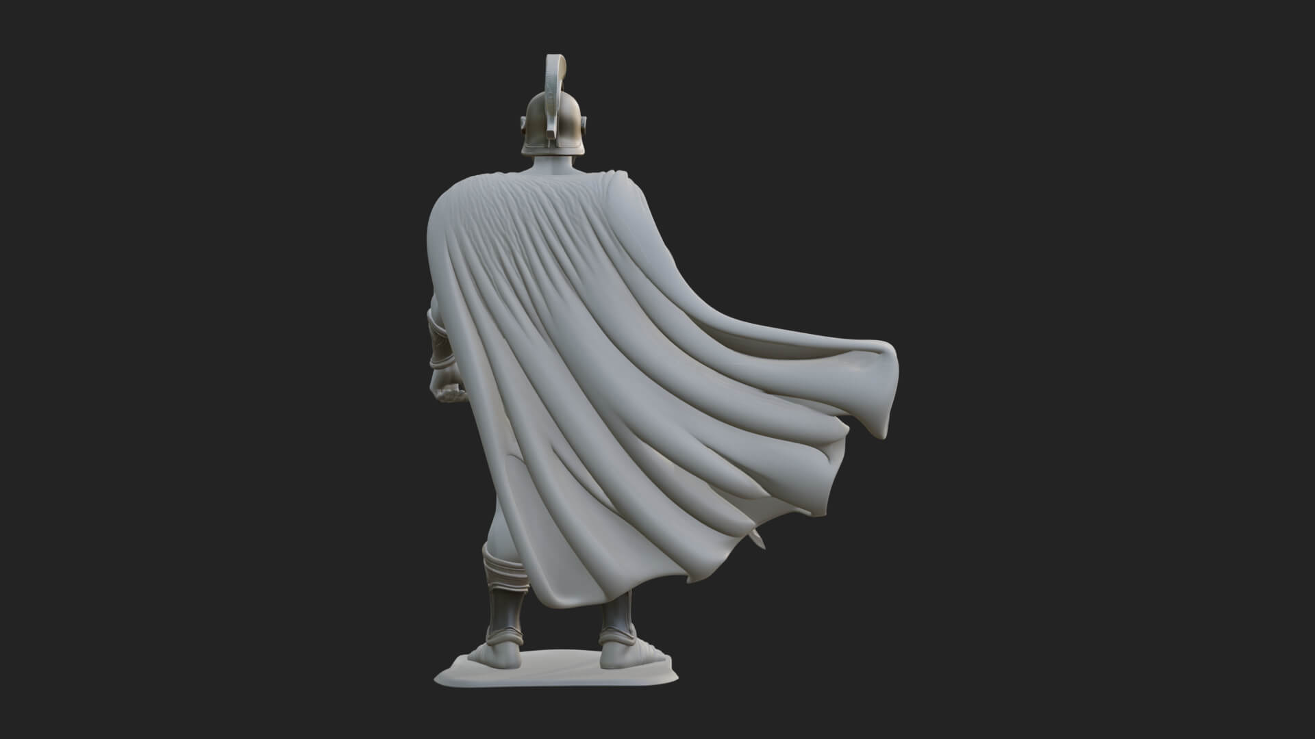 Greek Hoplite Warrior Statue Design 35 3D Print Model 3D Model