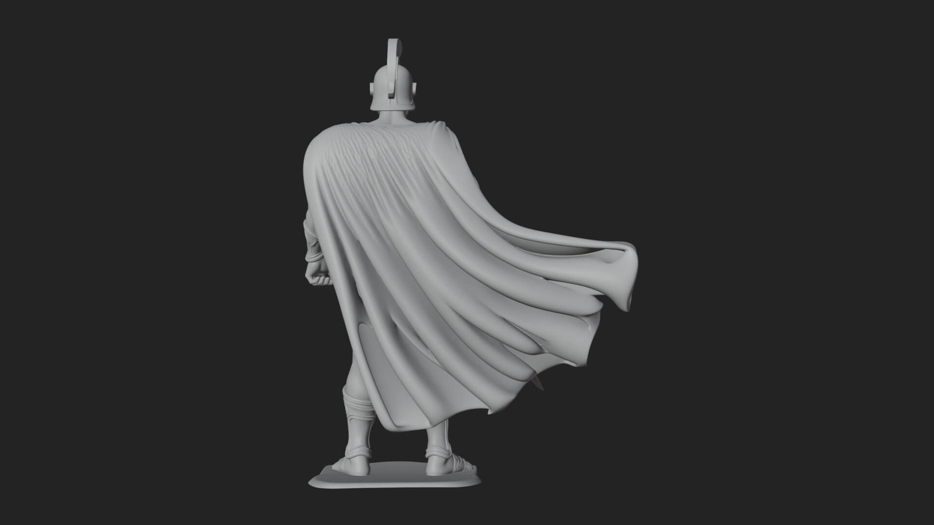 Greek Hoplite Warrior Statue Design 35 3D Print Model 3D Model