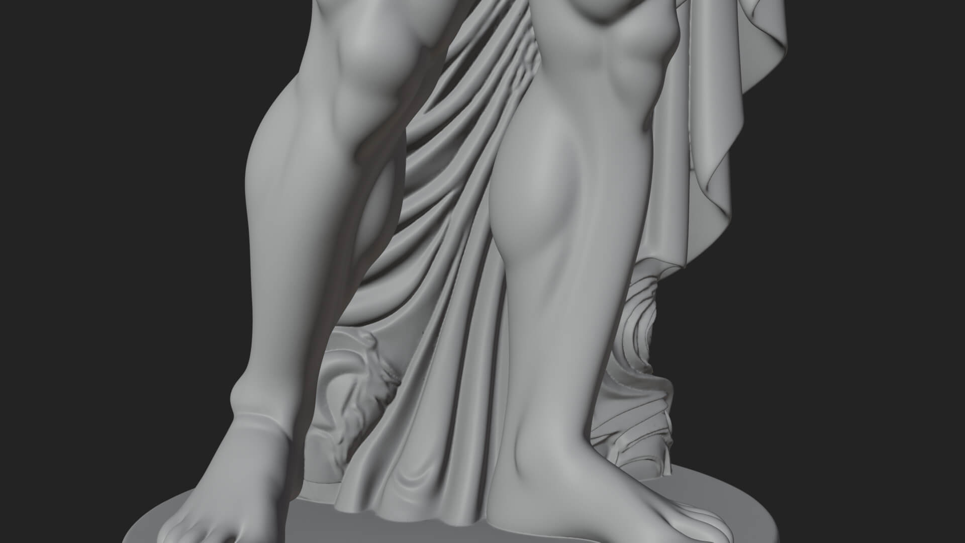 Greek Warrior God Statue Design 16 3D Print Model 3D Model