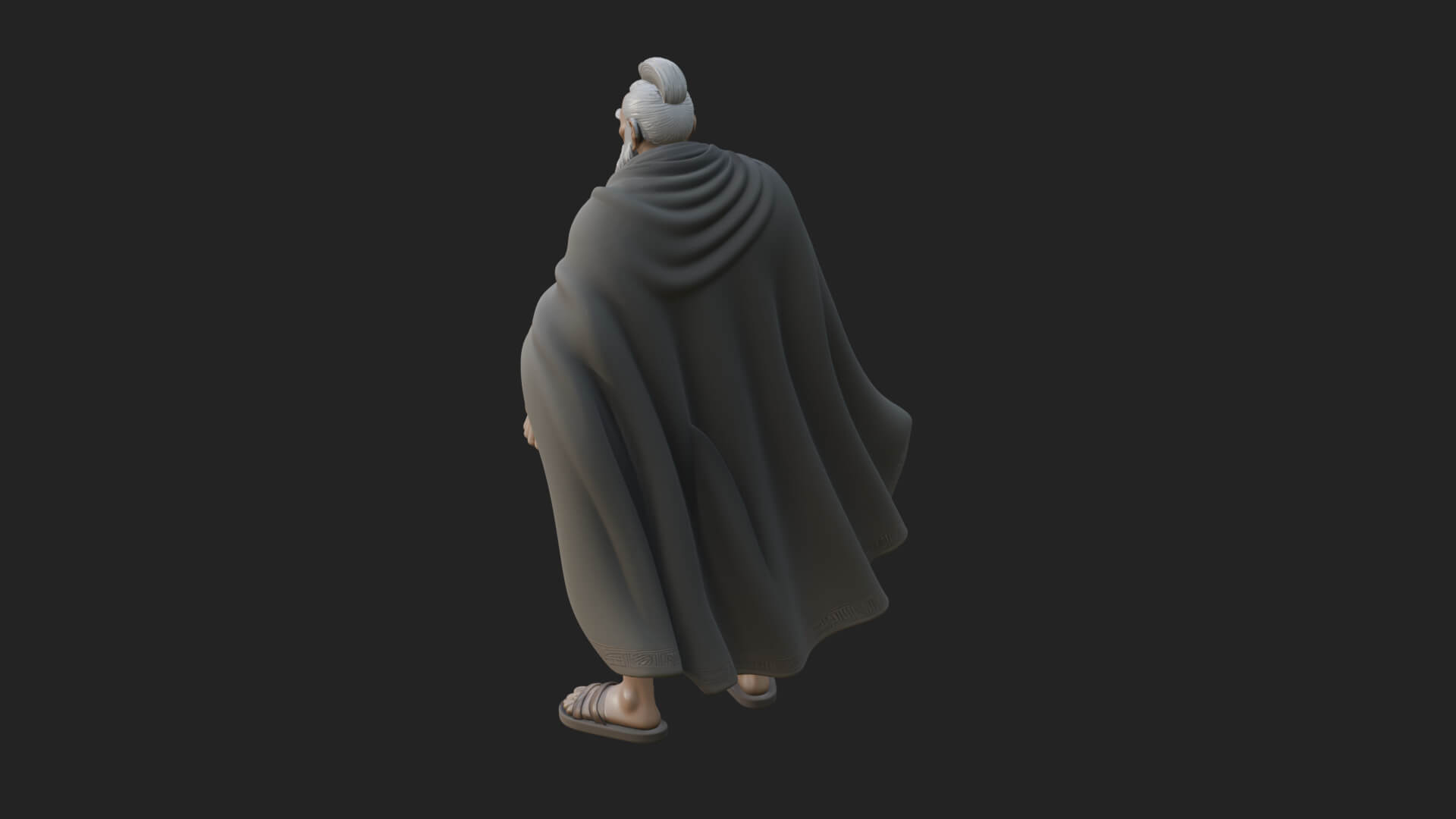 Greek Warrior God Statue Design 17 3D Print Model 3D Model