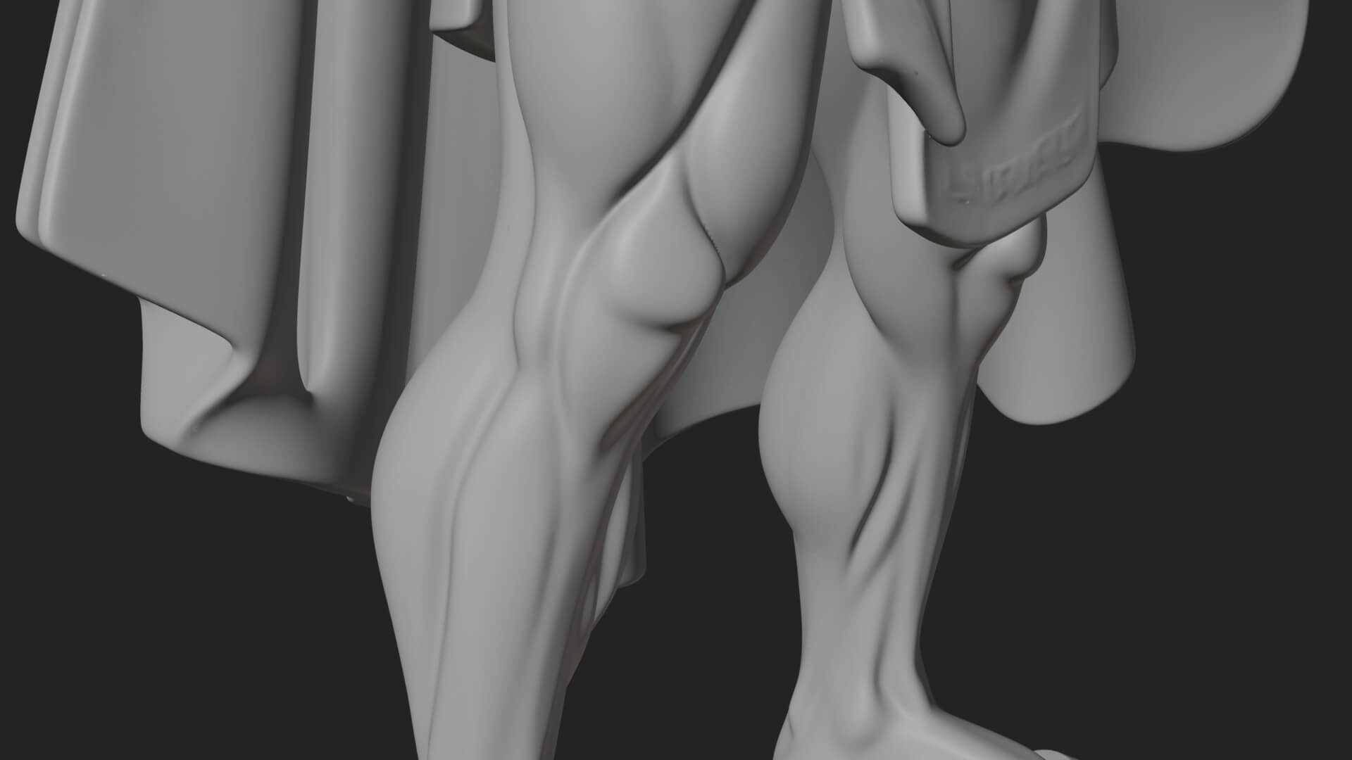 Greek Warrior God Statue Design 19 3D Print Model 3D Model