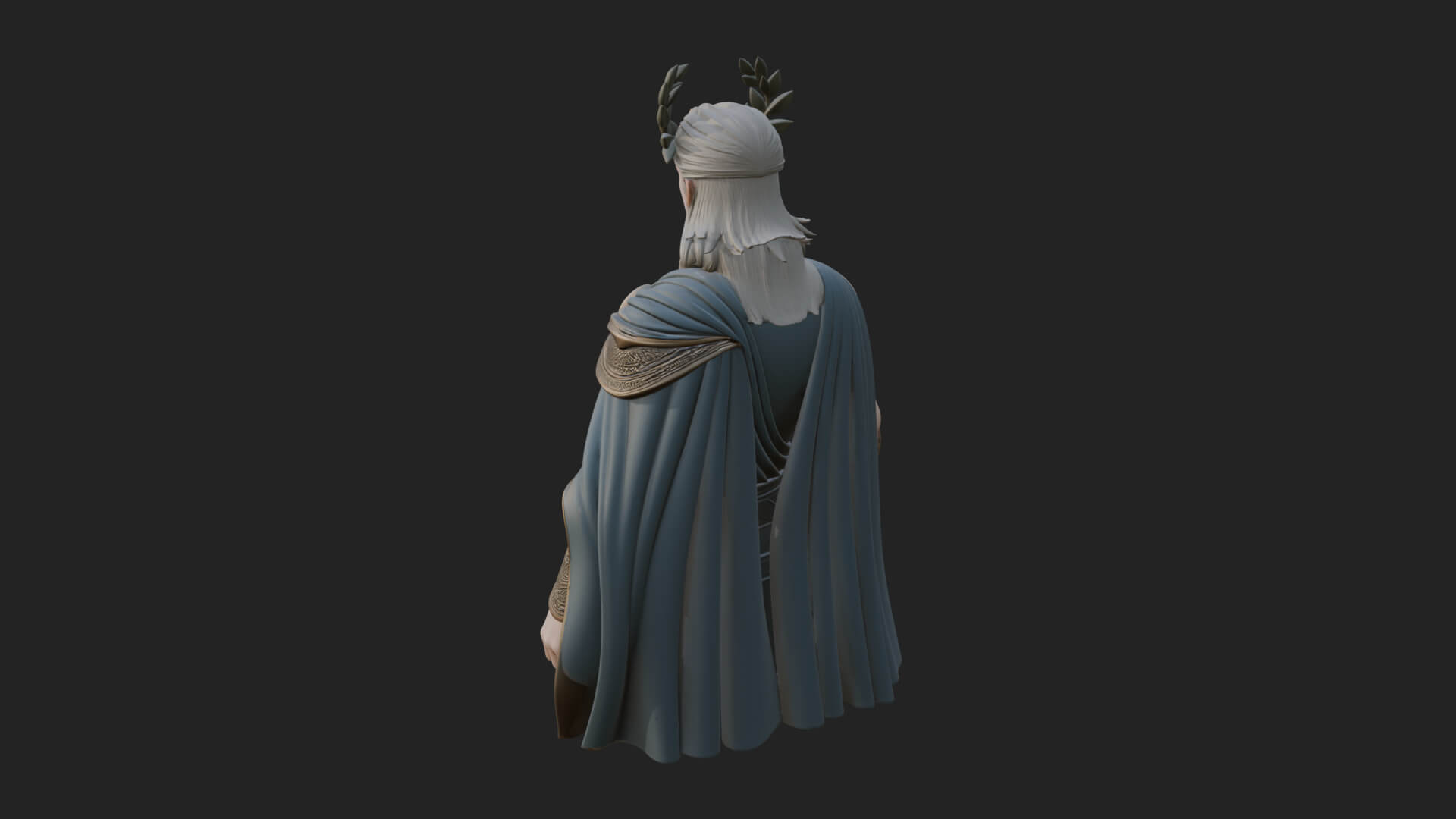 Greek Warrior God Statue Design 23 3D Print Model 3D Model