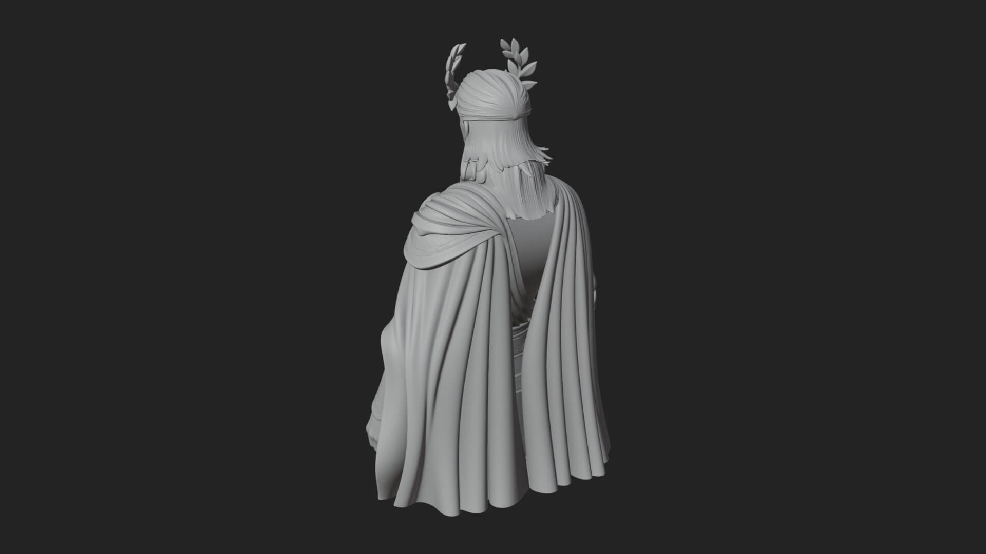 Greek Warrior God Statue Design 23 3D Print Model 3D Model