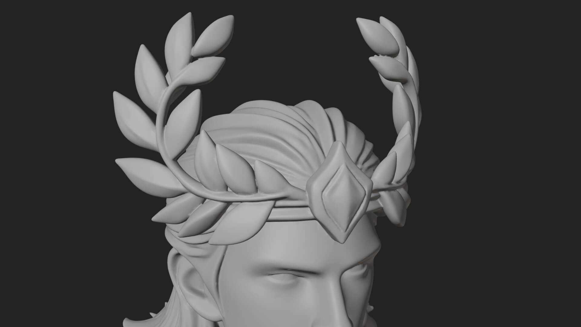 Greek Warrior God Statue Design 23 3D Print Model 3D Model