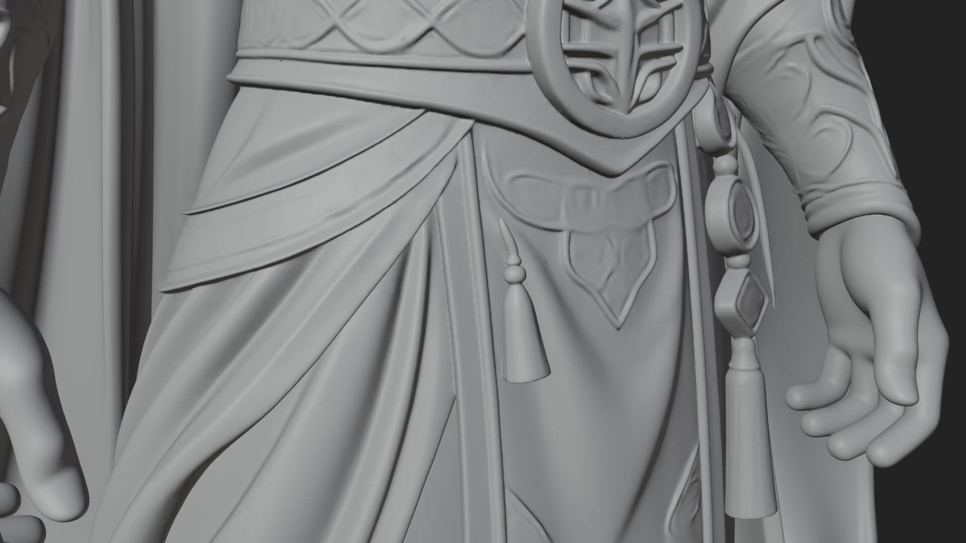 Greek Warrior God Statue Design 23 3D Print Model 3D Model