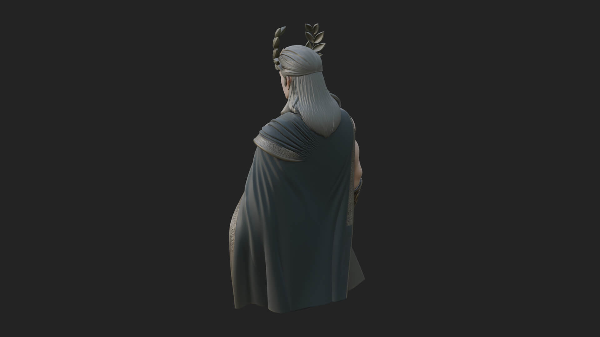 Greek Warrior God Statue Design 24 3D Print Model 3D Model