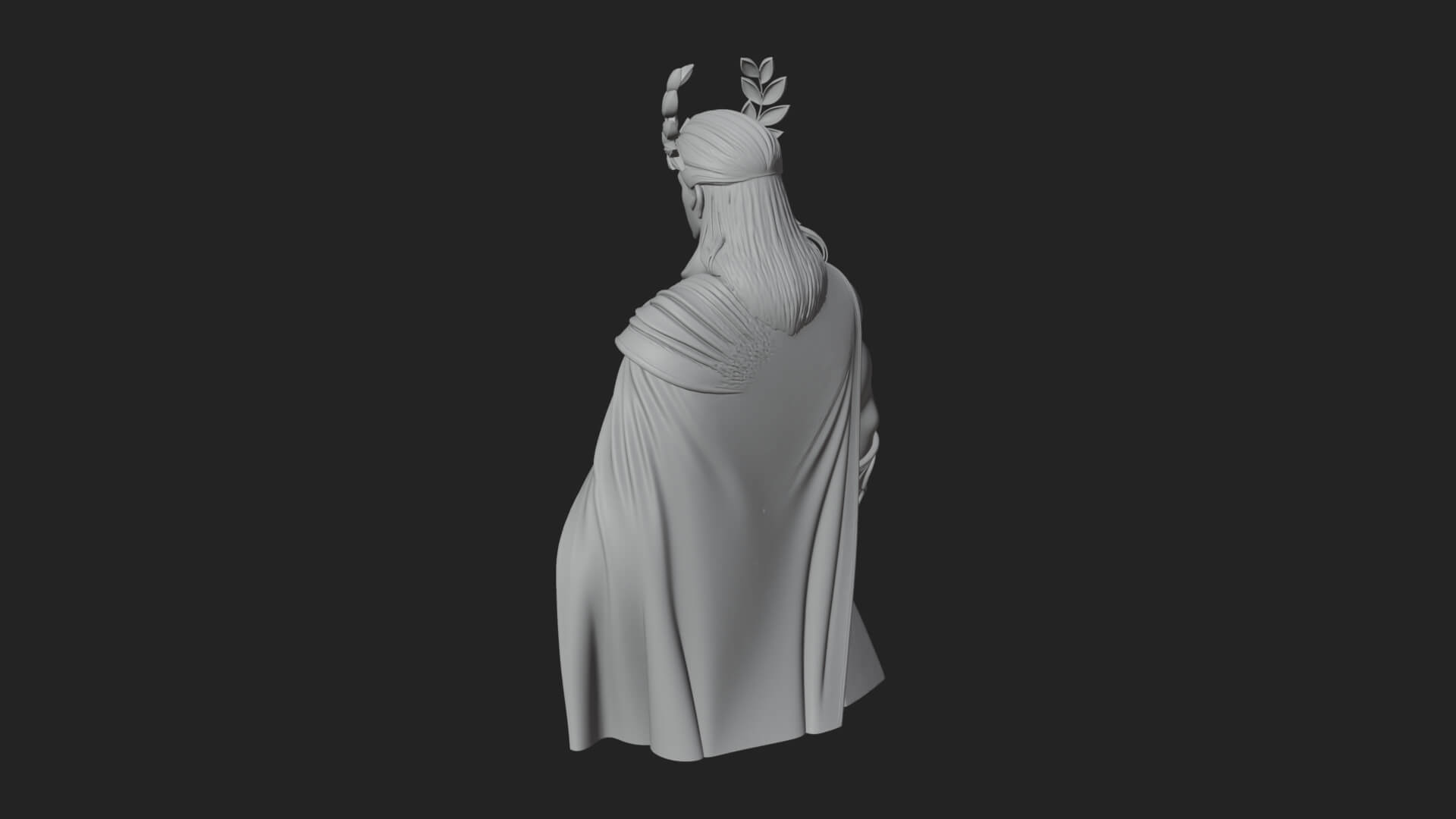Greek Warrior God Statue Design 24 3D Print Model 3D Model