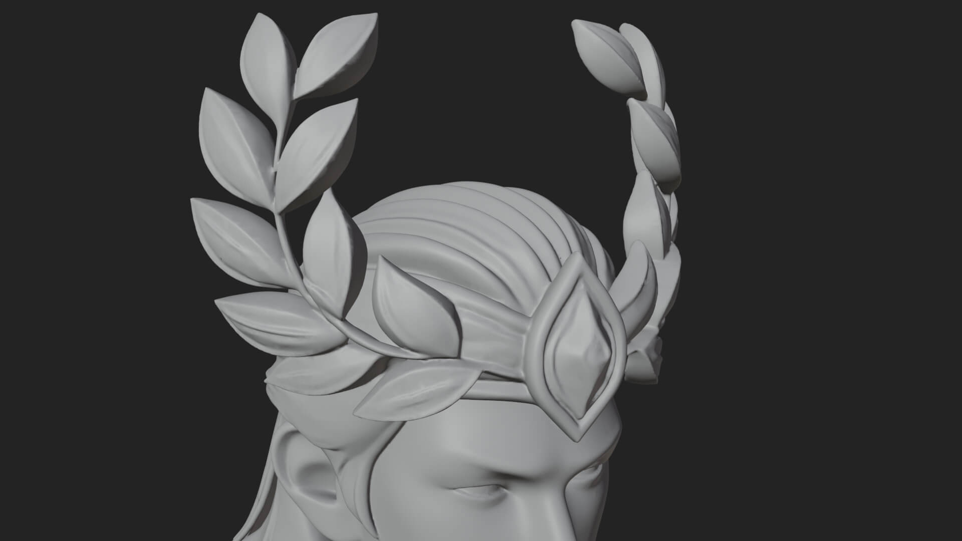 Greek Warrior God Statue Design 24 3D Print Model 3D Model