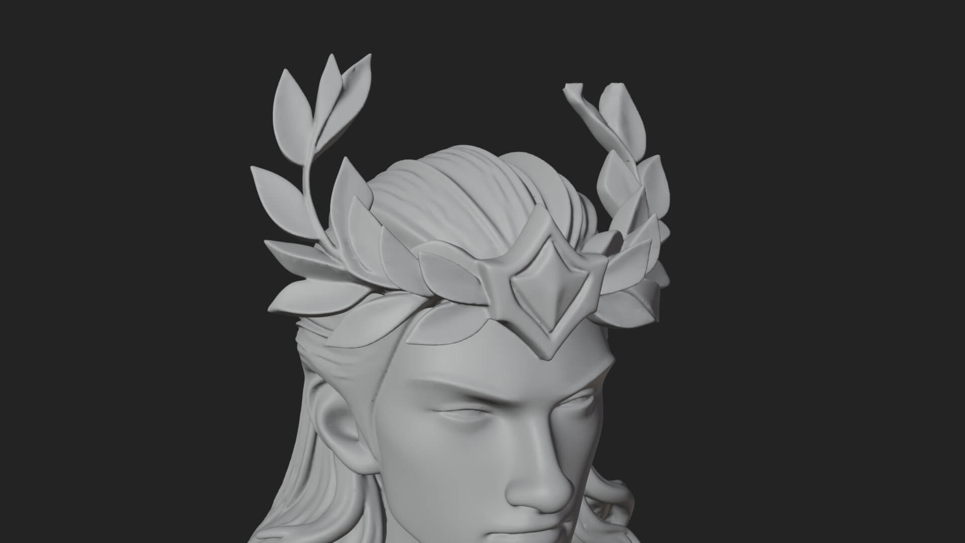 Greek Warrior God Statue Design 25 3D Print Model 3D Model