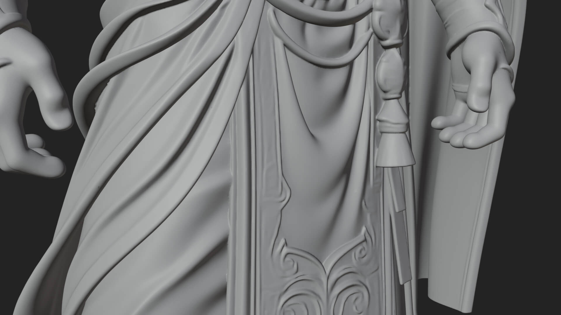 Greek Warrior God Statue Design 25 3D Print Model 3D Model