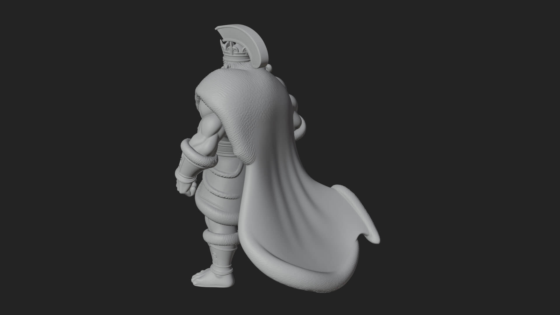 Greek Warrior God Statue Design 27 3D Print Model 3D Model