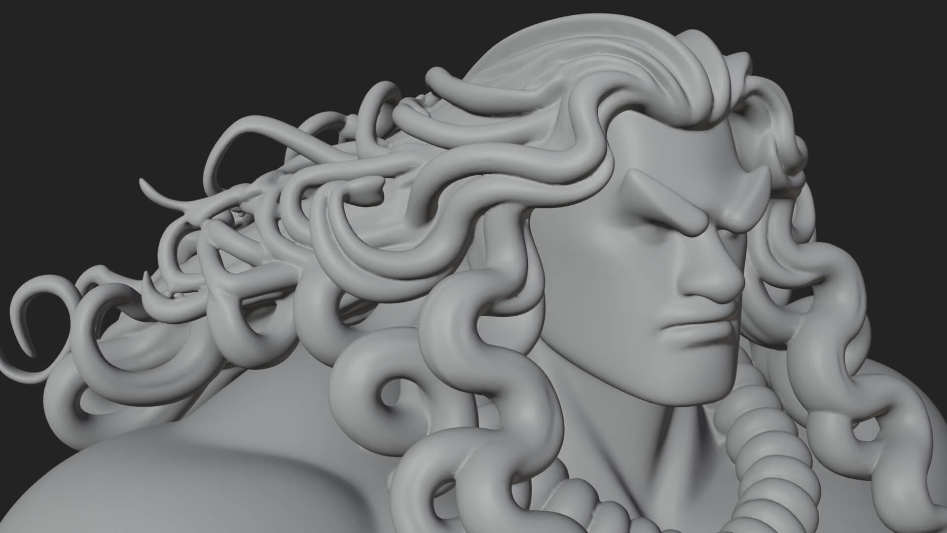 Greek Warrior God Statue Design 28 3D Print Model 3D Model