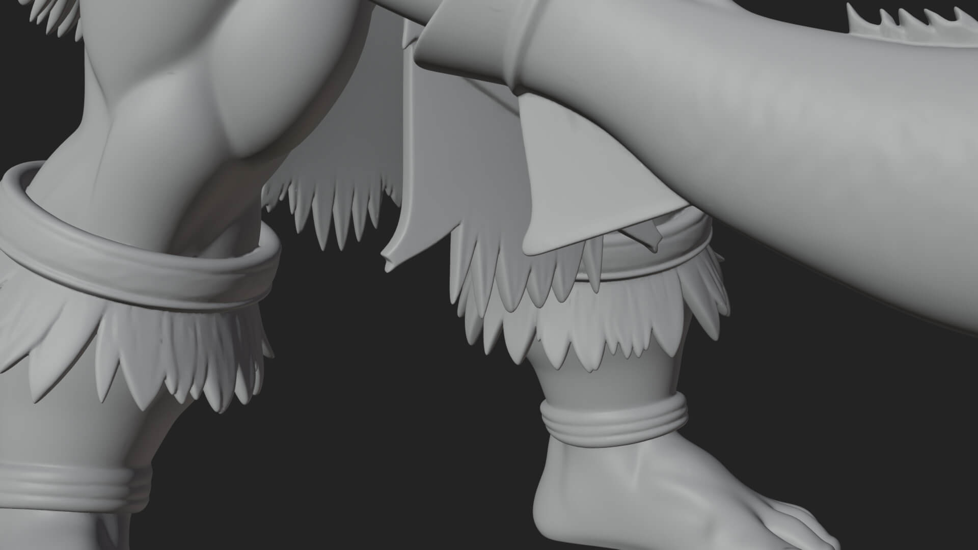 Greek Warrior God Statue Design 28 3D Print Model 3D Model