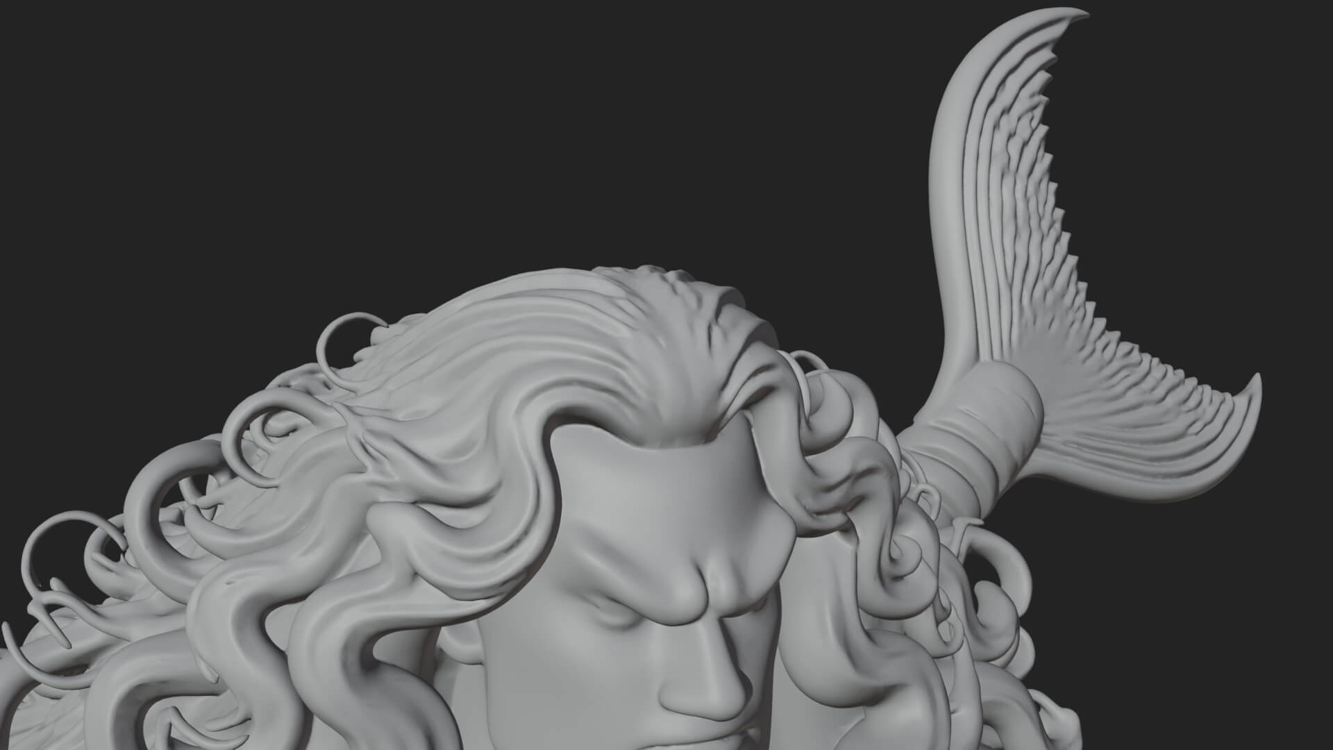 Greek Warrior God Statue Design 29 3D Print Model 3D Model