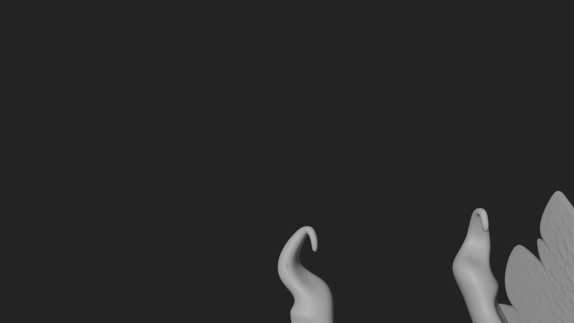 Griffin Winged Beast Statue Design 1 3D Print Model 3D Model