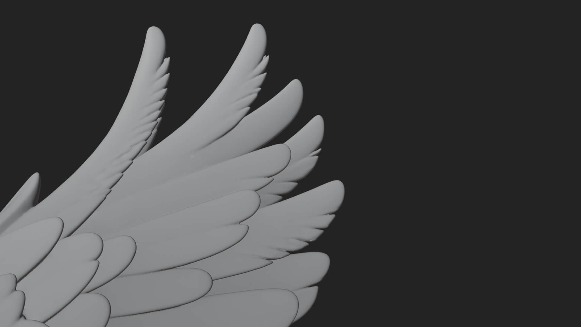 Griffin Winged Beast Statue Design 4 3D Print Model 3D Model