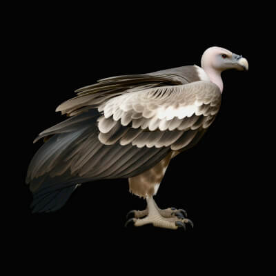 Griffon Vulture Statue Design 2 3D Print Model