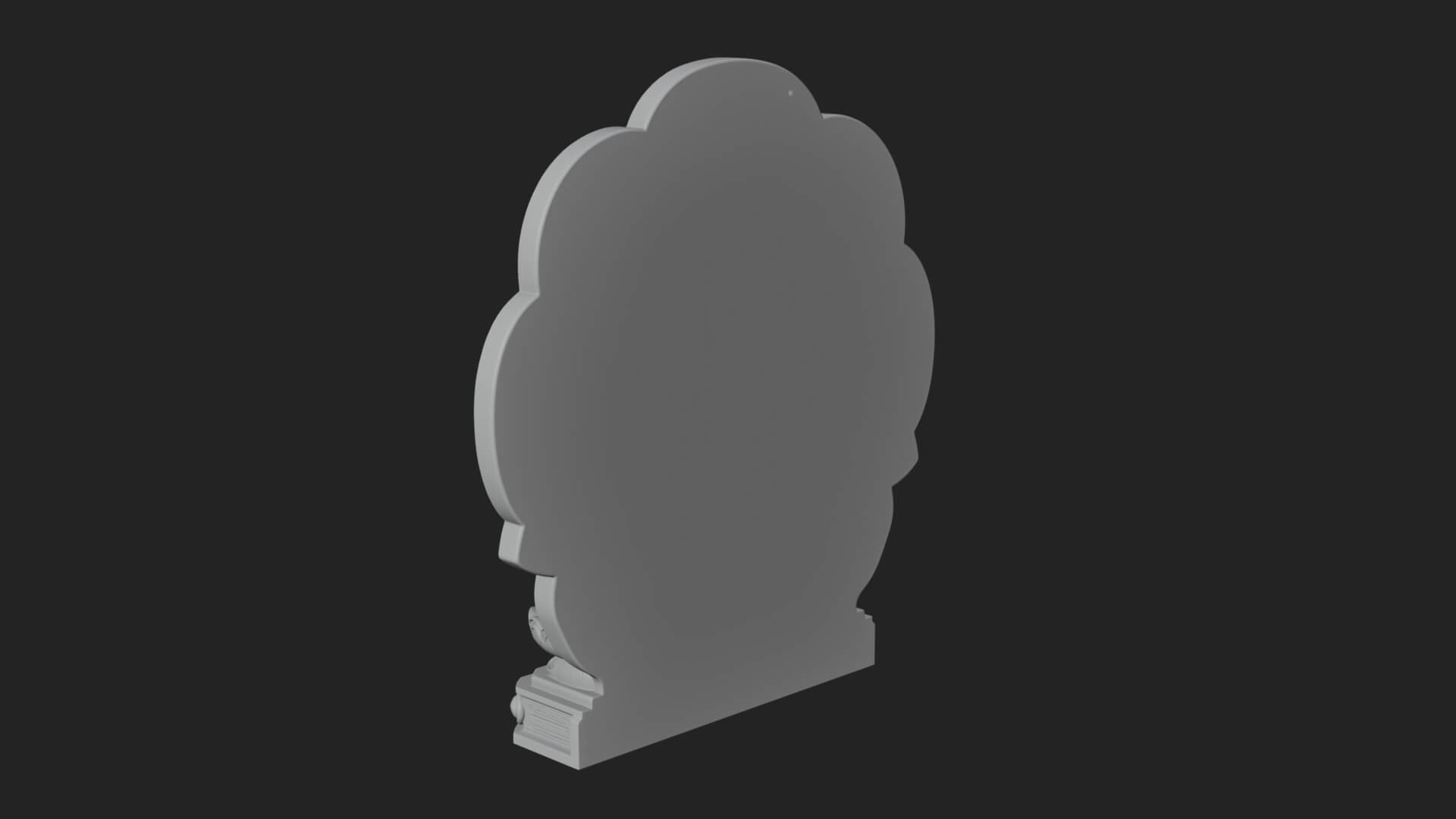 Guanyin Triad Shrine Statue Design 1 3D Print Model 3D Model