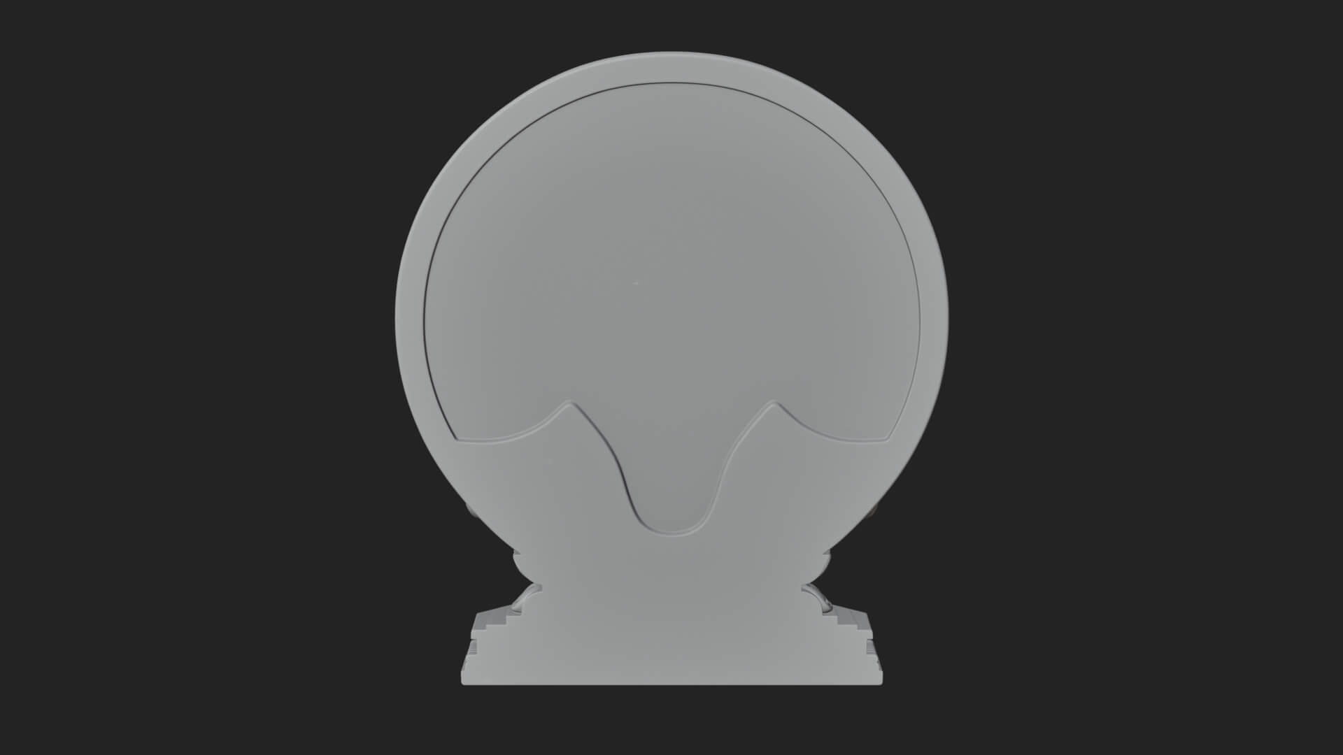 Guanyin Triad Shrine Statue Design 4 3D Print Model 3D Model