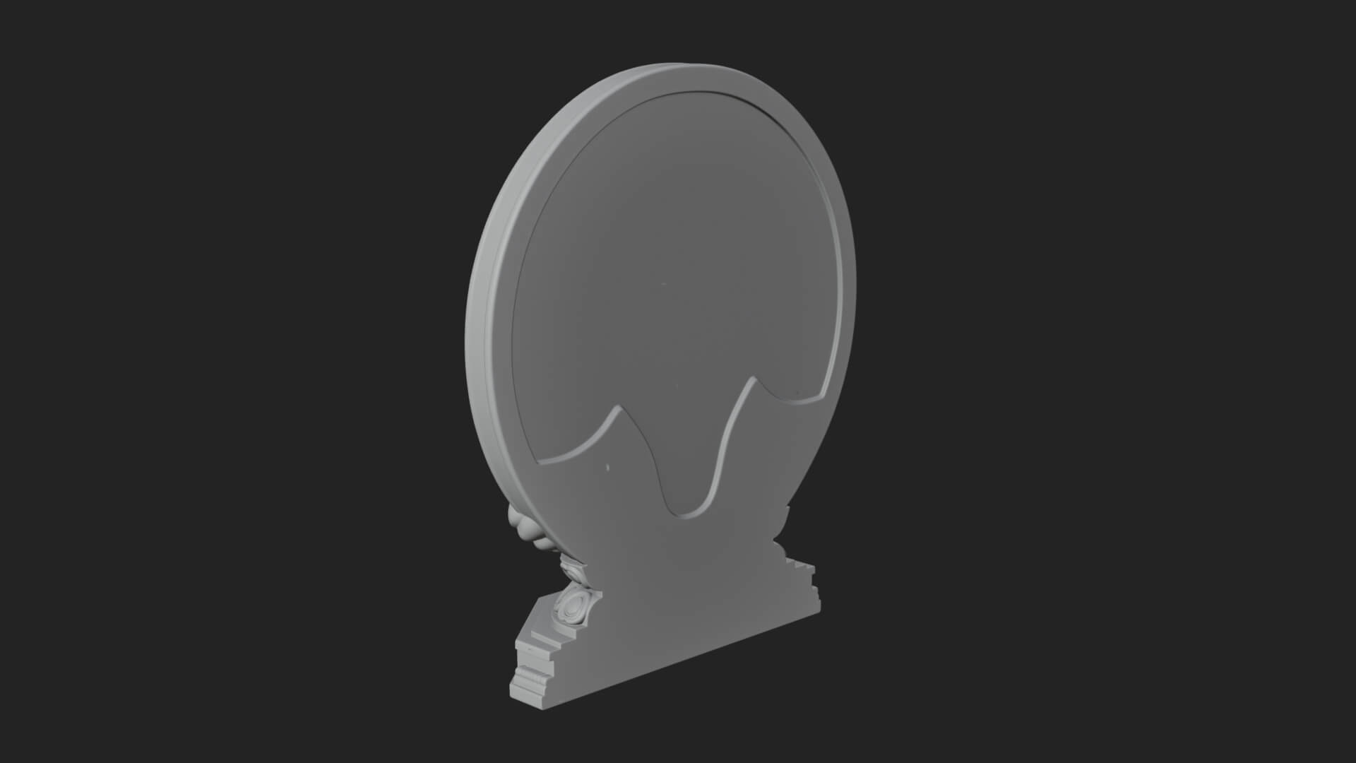 Guanyin Triad Shrine Statue Design 4 3D Print Model 3D Model