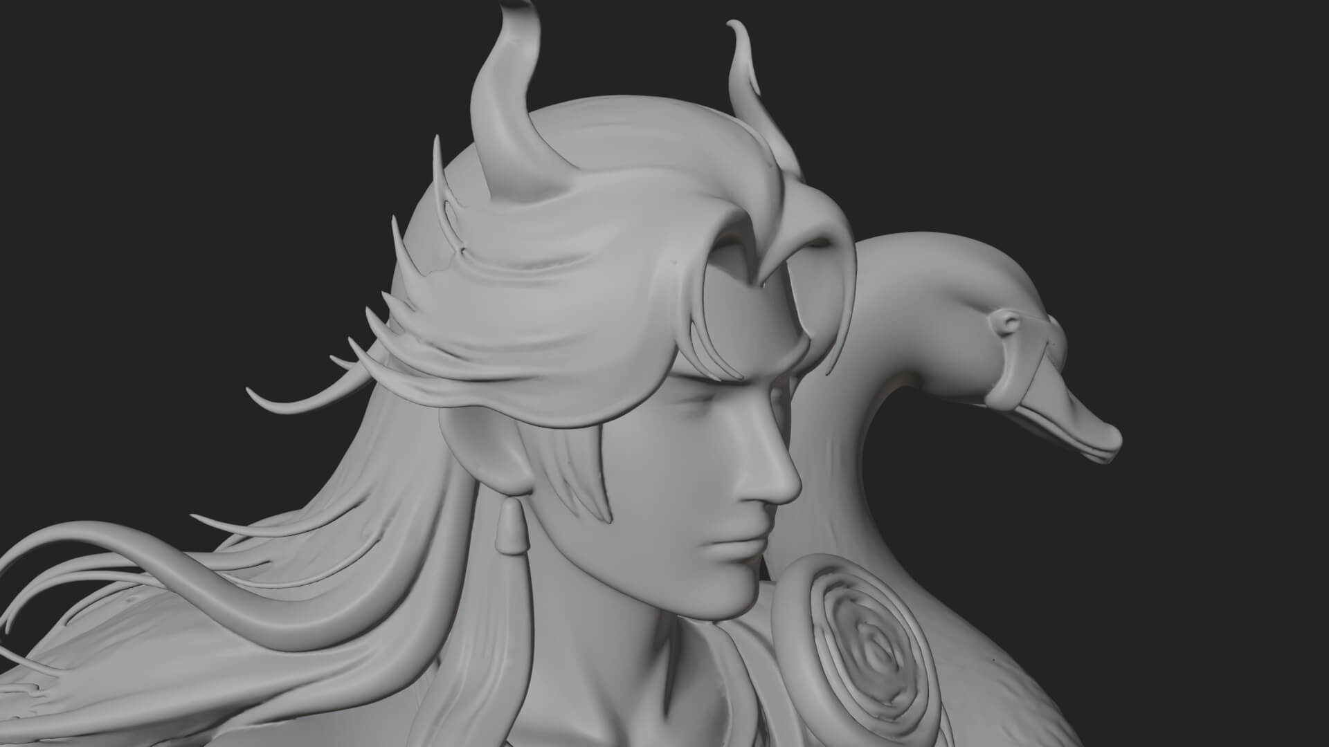 Guardian Angel Statue Design 6 3D Print Model 3D Model