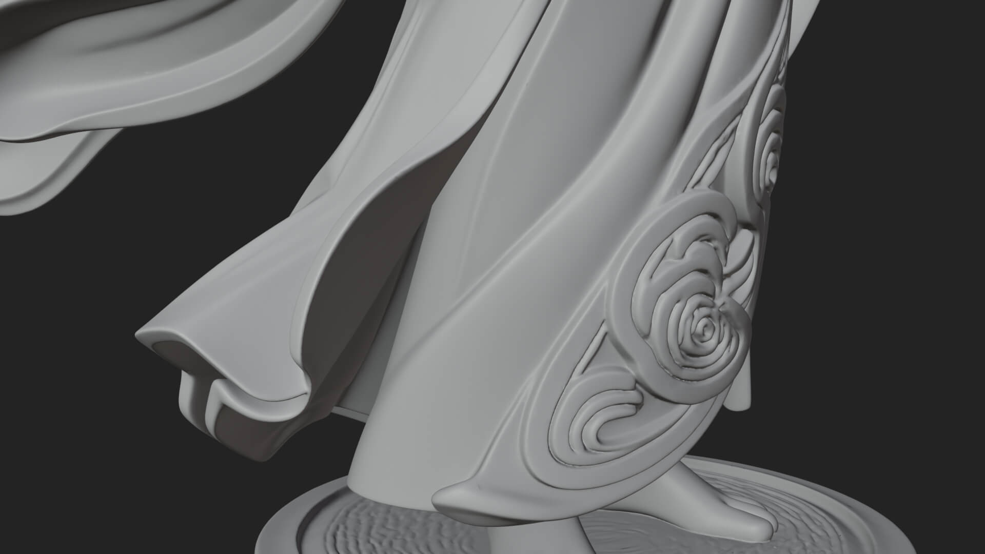 Guardian Angel Statue Design 6 3D Print Model 3D Model