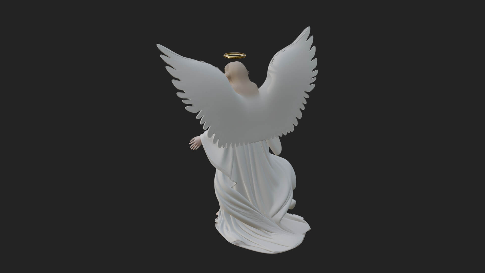 Guardian Angel Statue Design 7 3D Print Model 3D Model