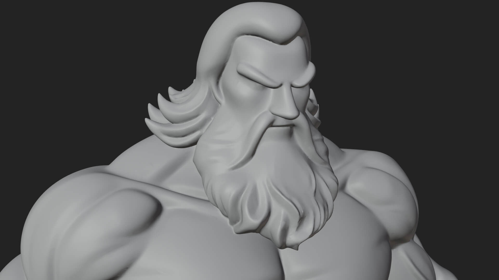 Hades with Cerberus Statue Design 3 3D Print Model 3D Model