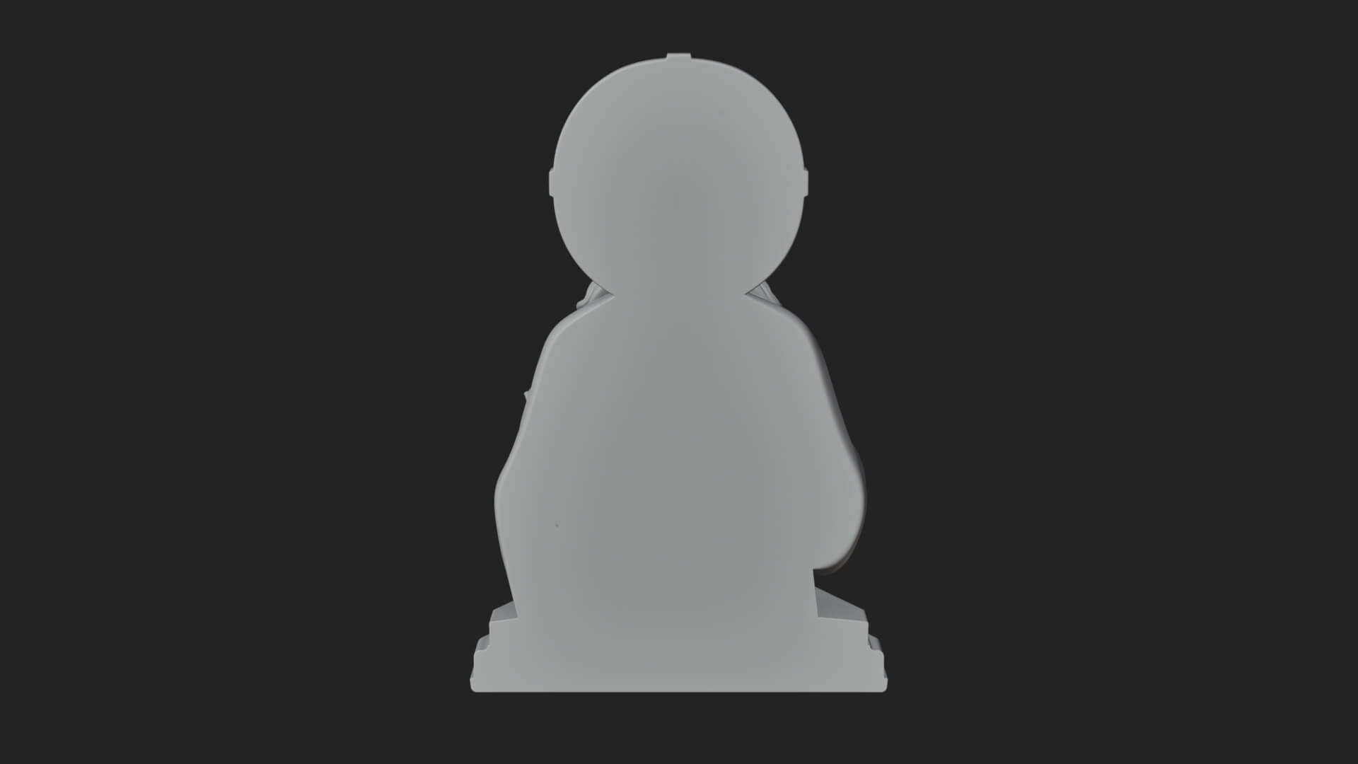 Haloed Christ Bust Statue Design 7 3D Print Model 3D Model
