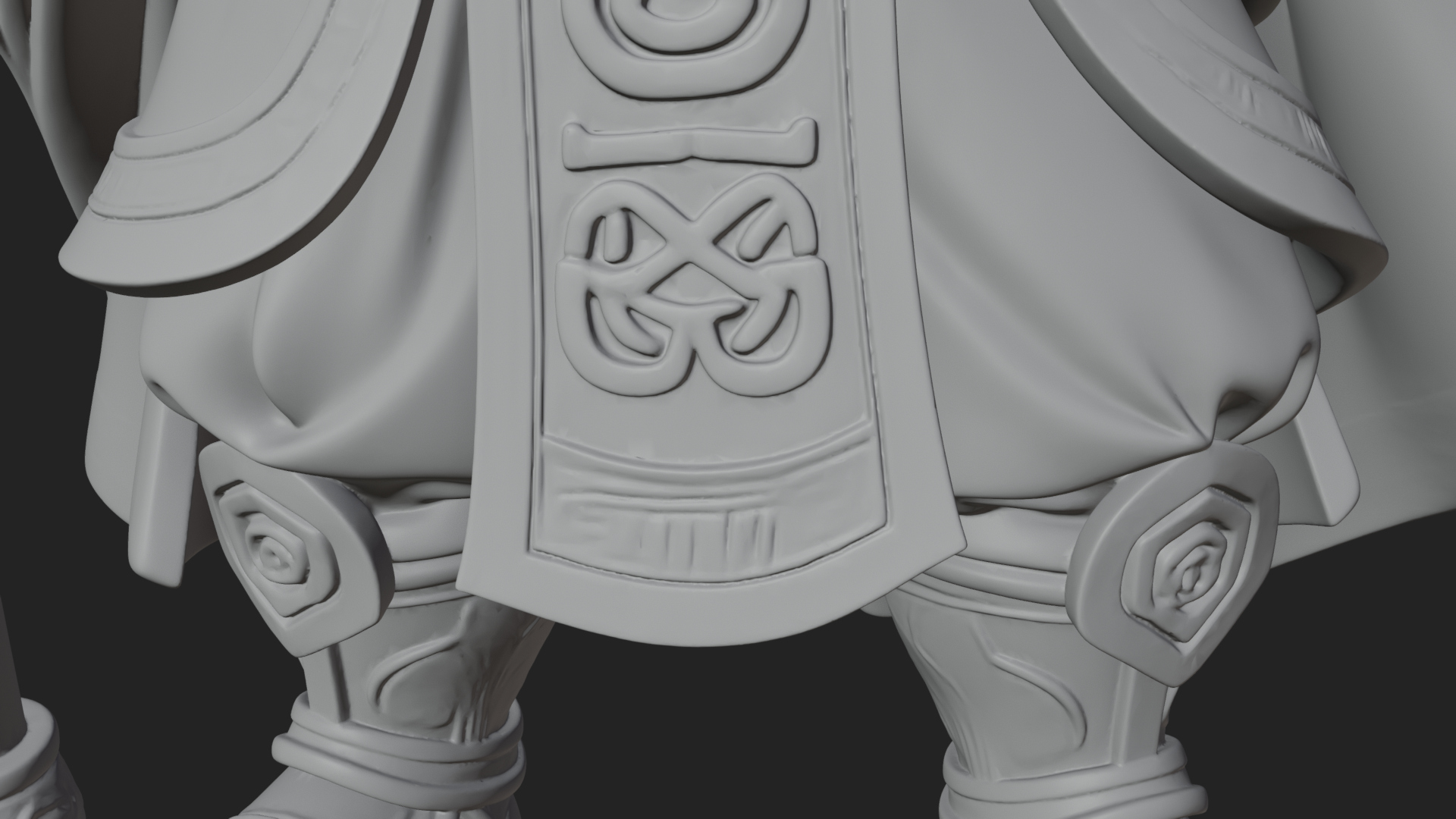 Hammer Thunder God Statue Design 2 3D Print Model 3D Model
