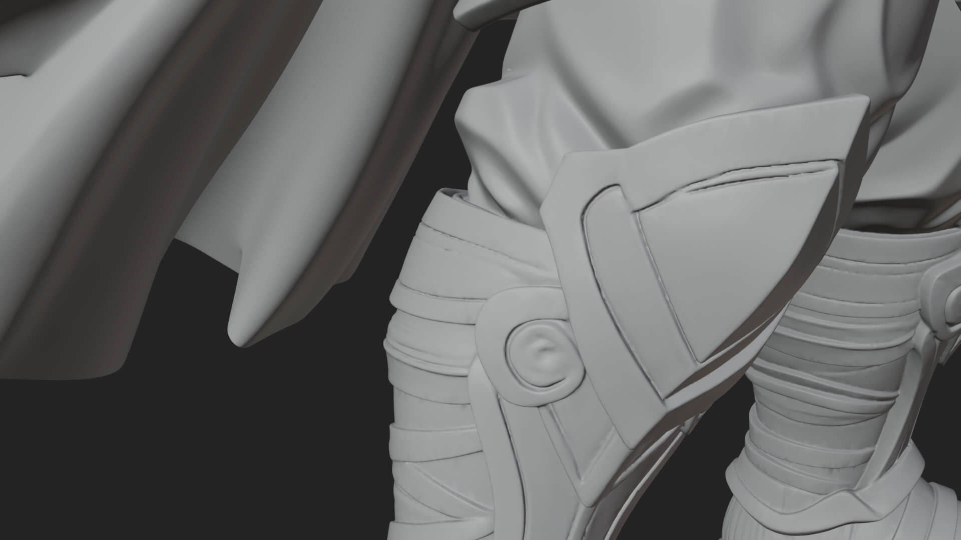 Hammer Thunder God Statue Design 6 3D Print Model 3D Model