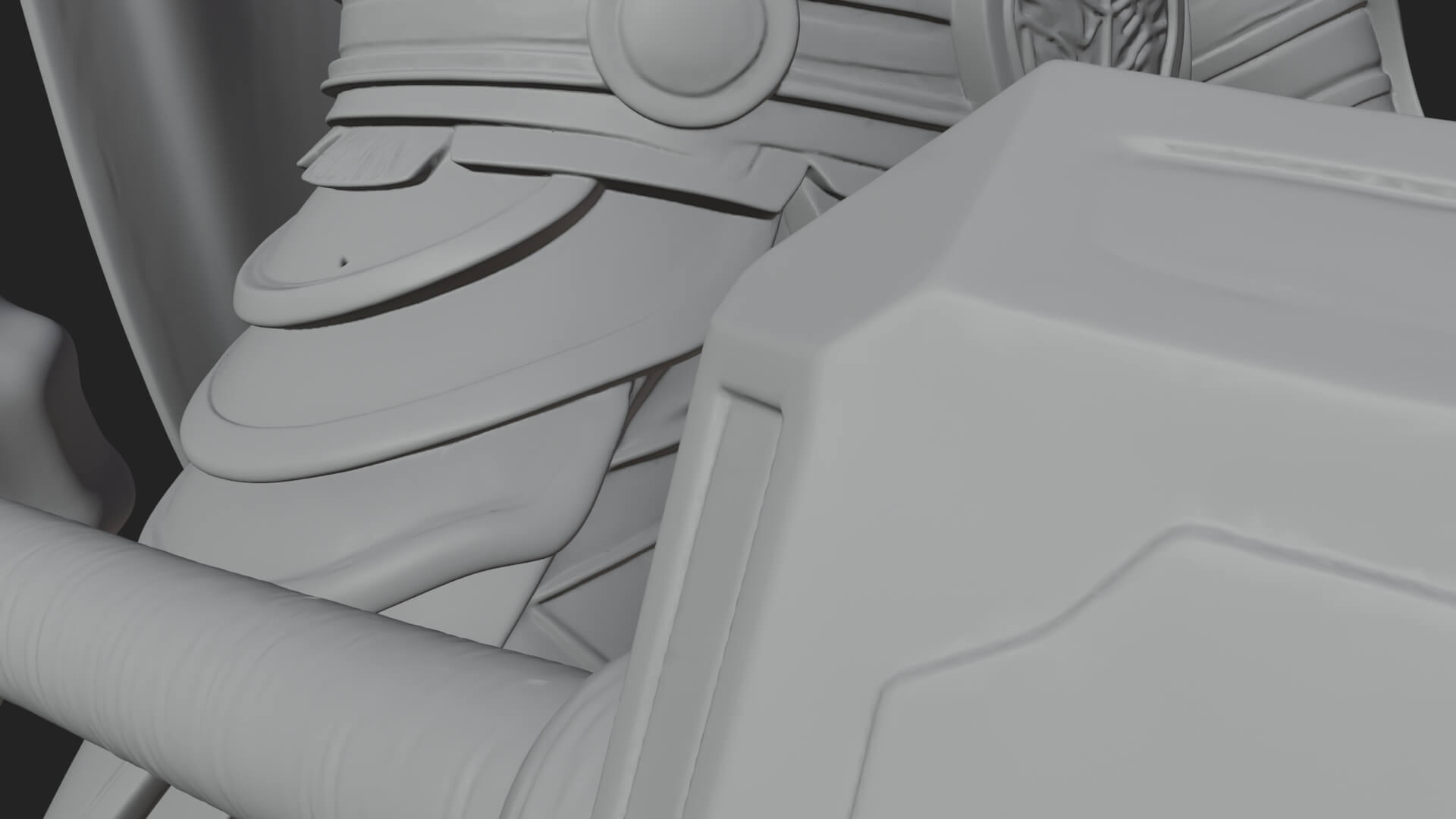 Hammer Thunder God Statue Design 7 3D Print Model 3D Model