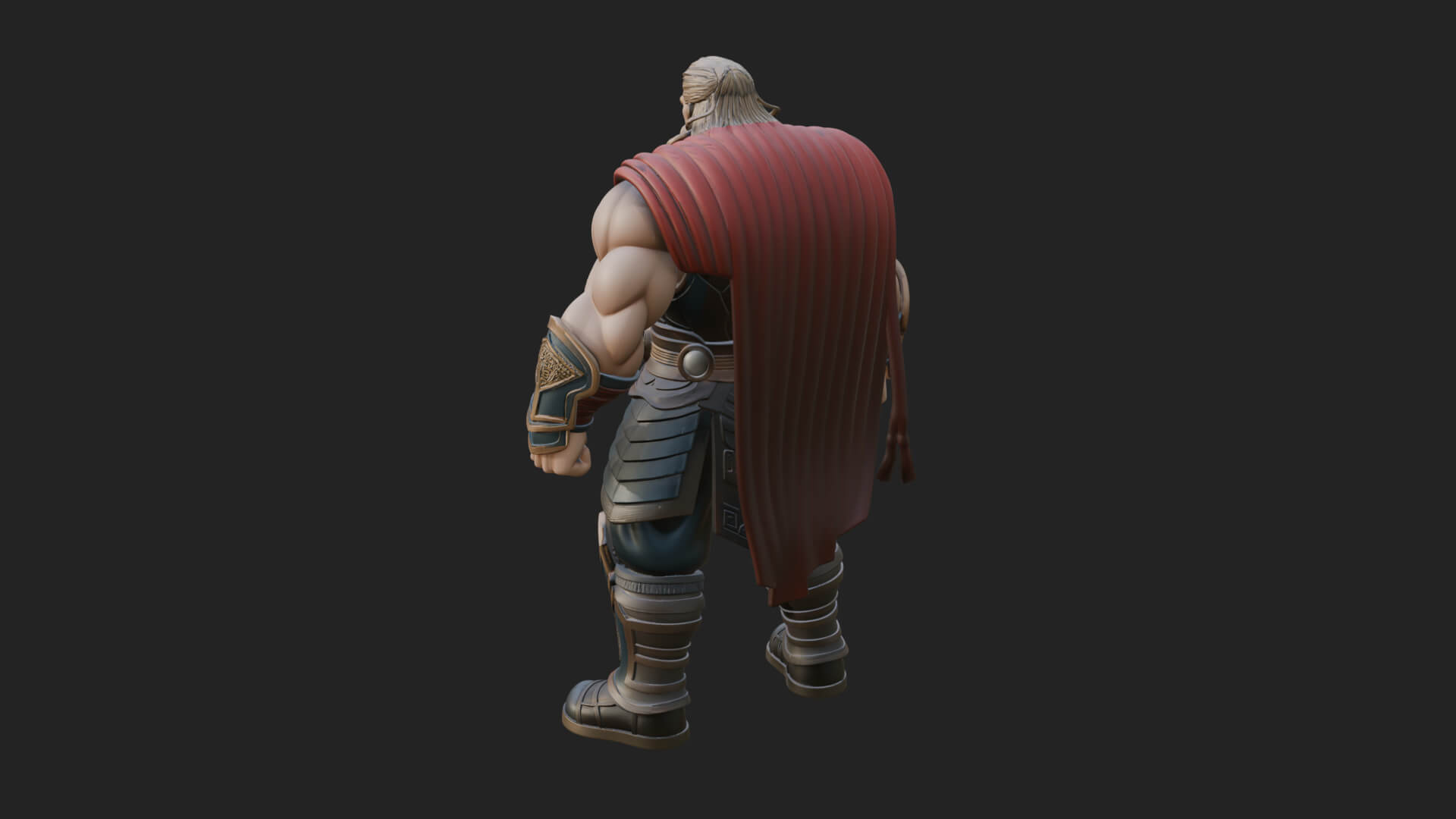 Hammer Thunder God Statue Design 8 3D Print Model 3D Model