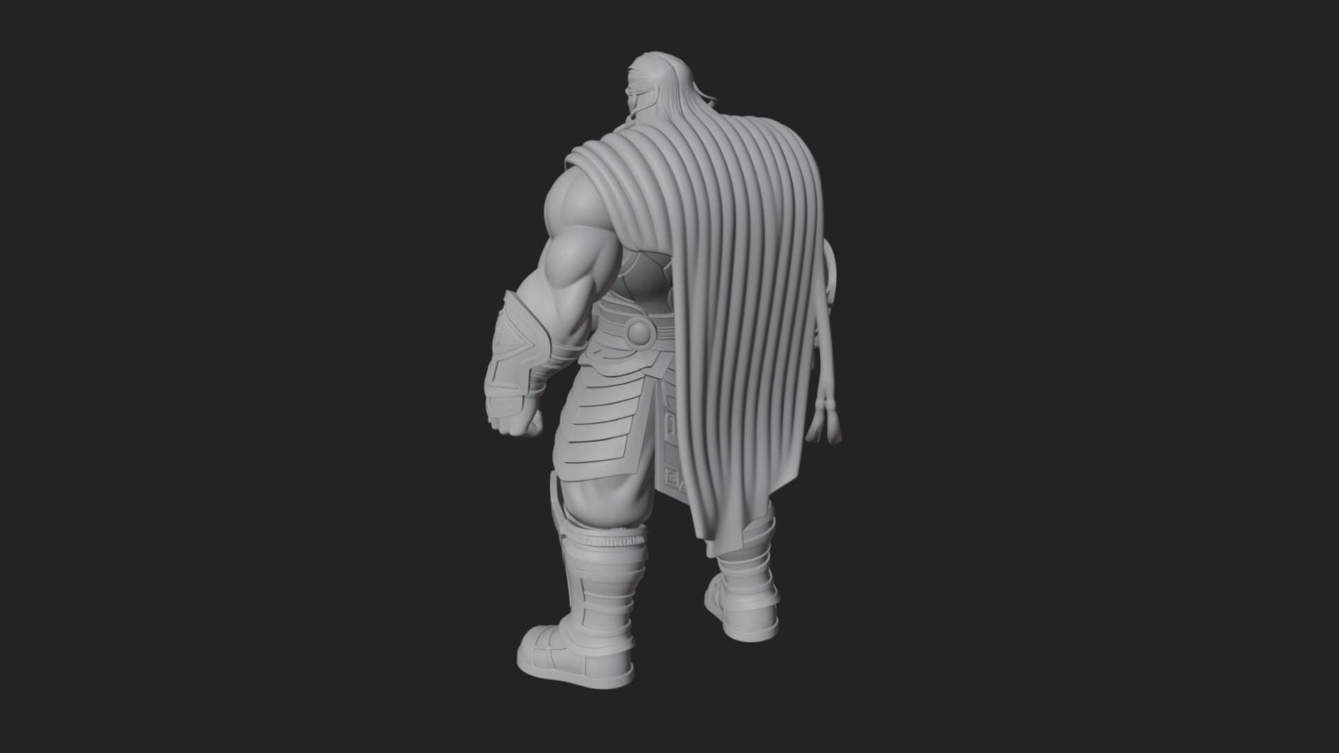 Hammer Thunder God Statue Design 8 3D Print Model 3D Model