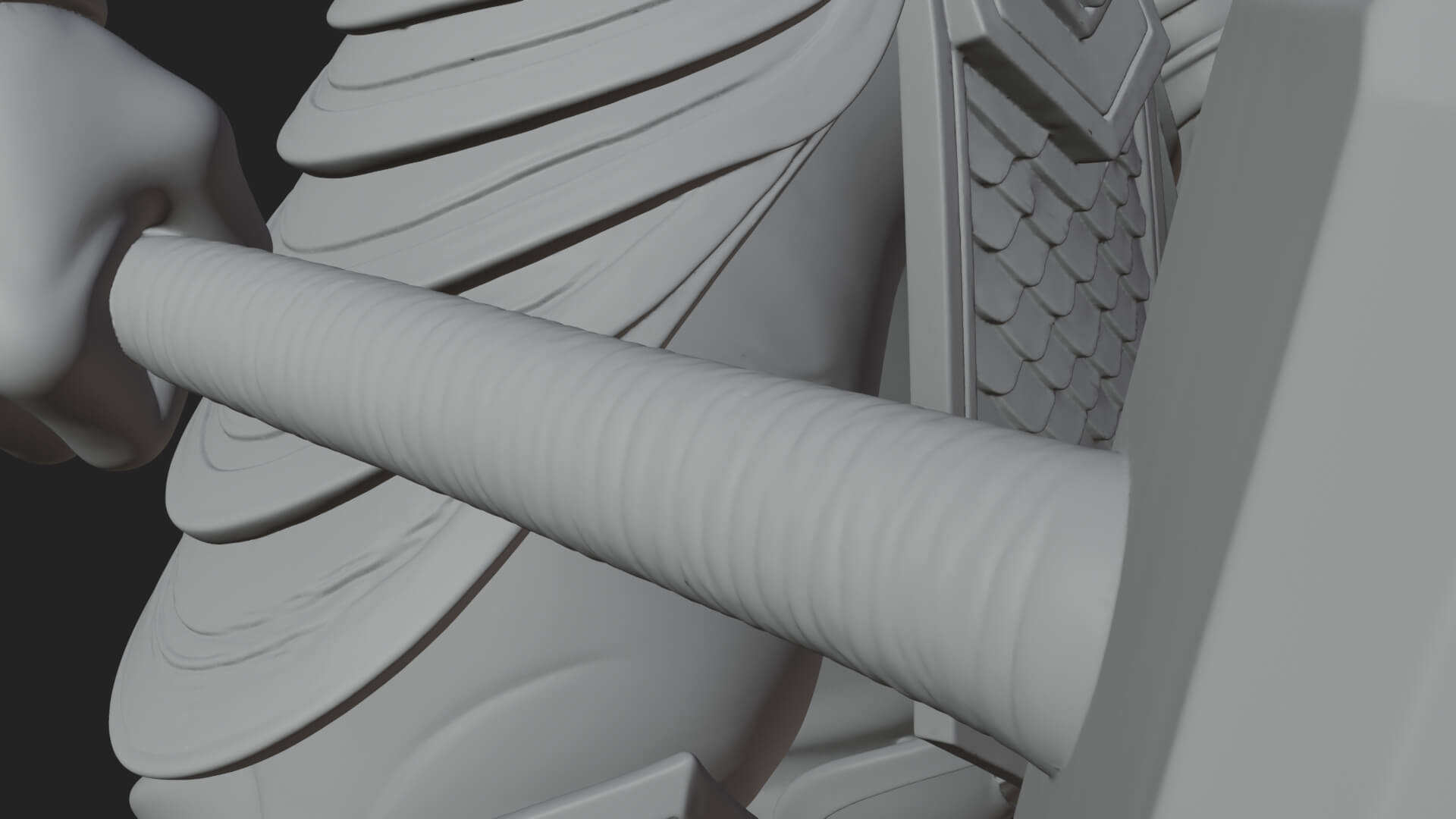 Hammer Thunder God Statue Design 9 3D Print Model 3D Model