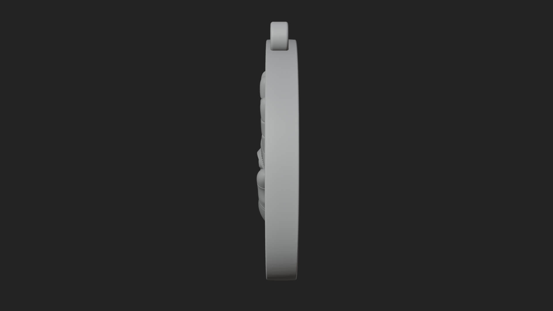 Hamsa Hand Eye Pendant Design 4 3D Print Model 3D Model
