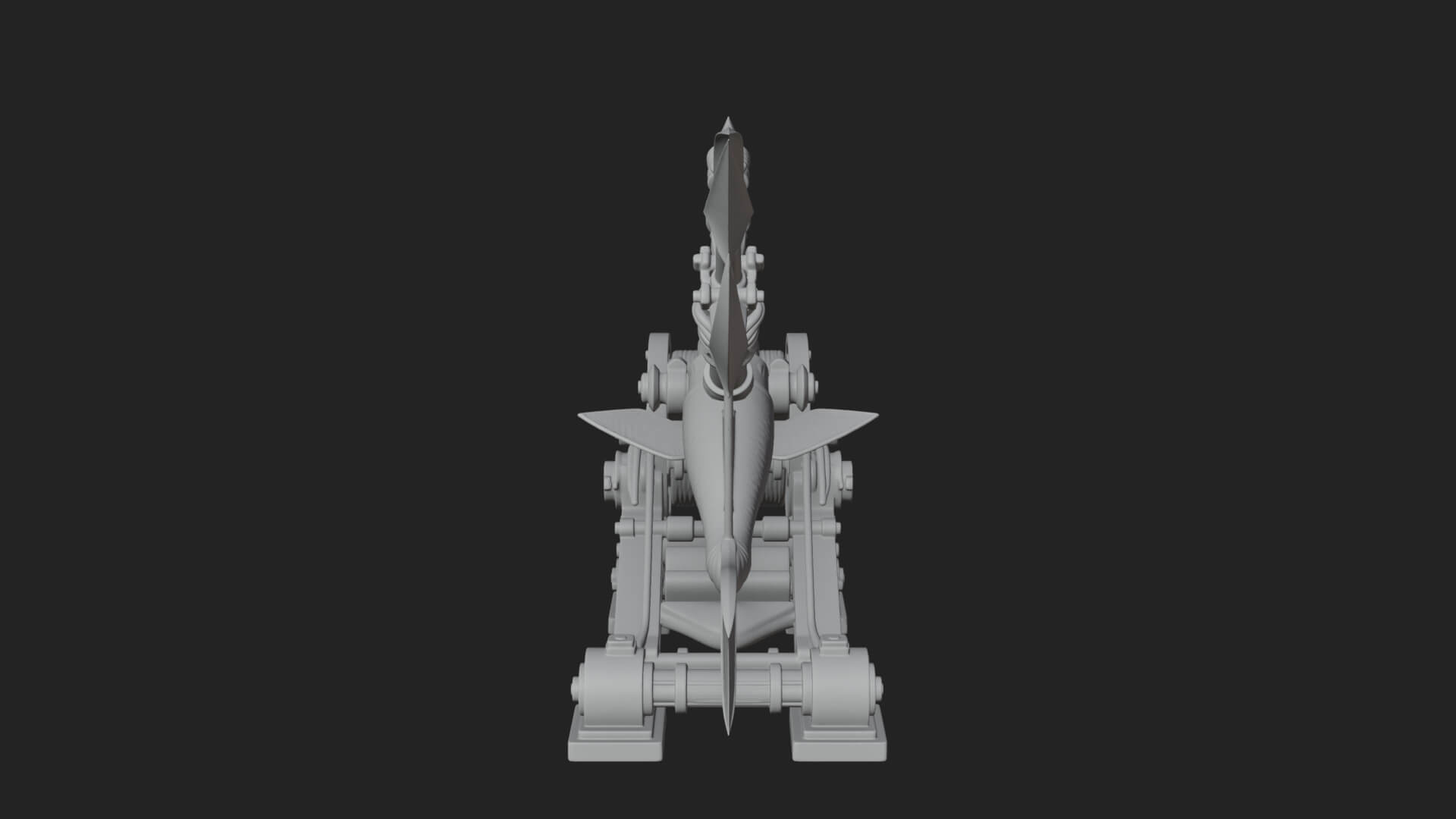 Harpoon Launcher Engine Model Design 1 3D Print Model 3D Model