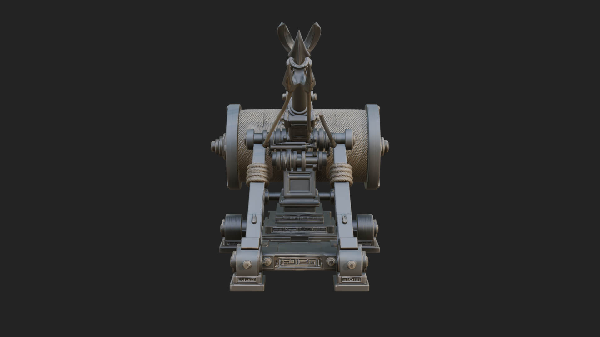 Harpoon Launcher Engine Model Design 2 3D Print Model 3D Model