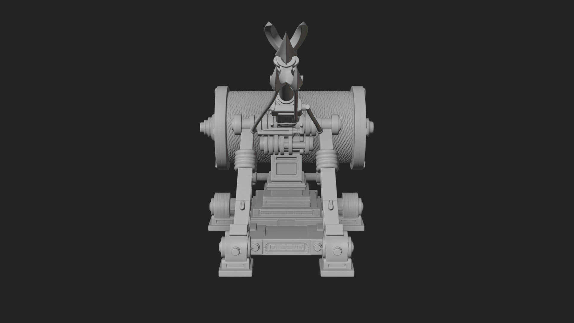 Harpoon Launcher Engine Model Design 2 3D Print Model 3D Model