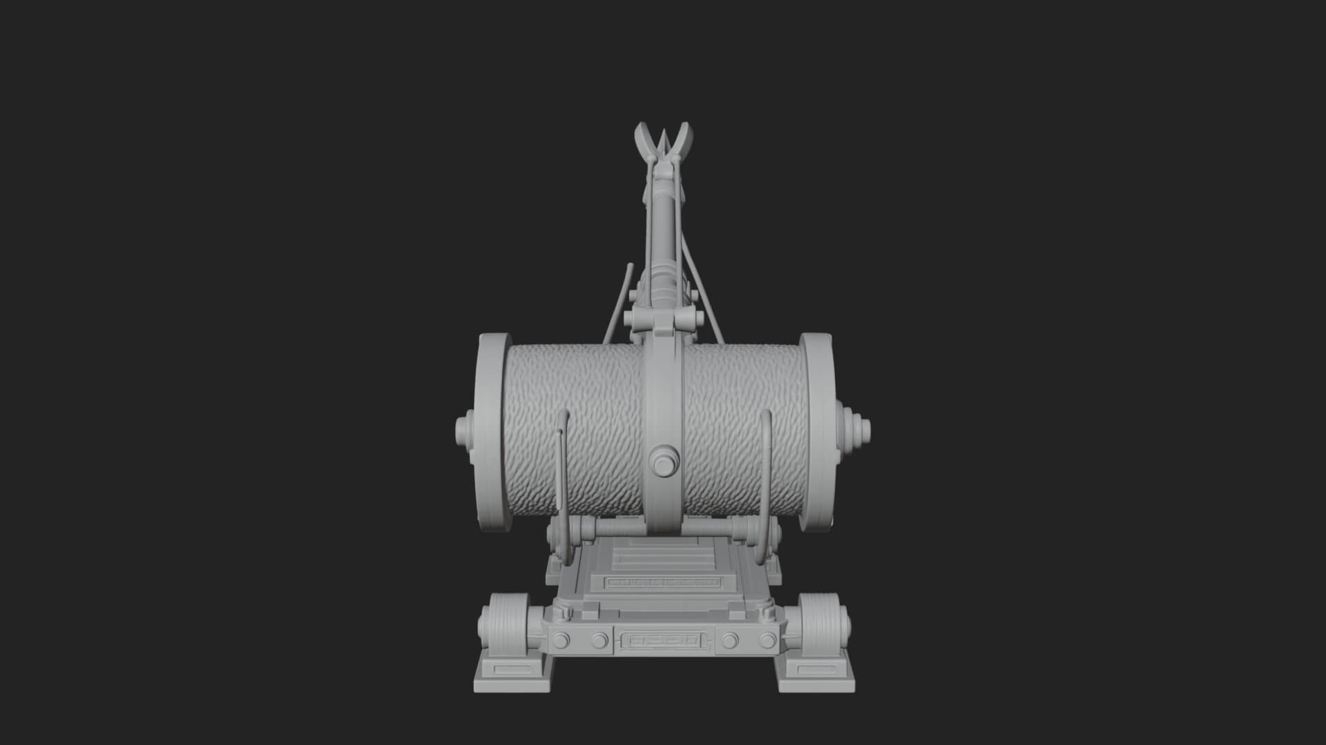 Harpoon Launcher Engine Model Design 2 3D Print Model 3D Model