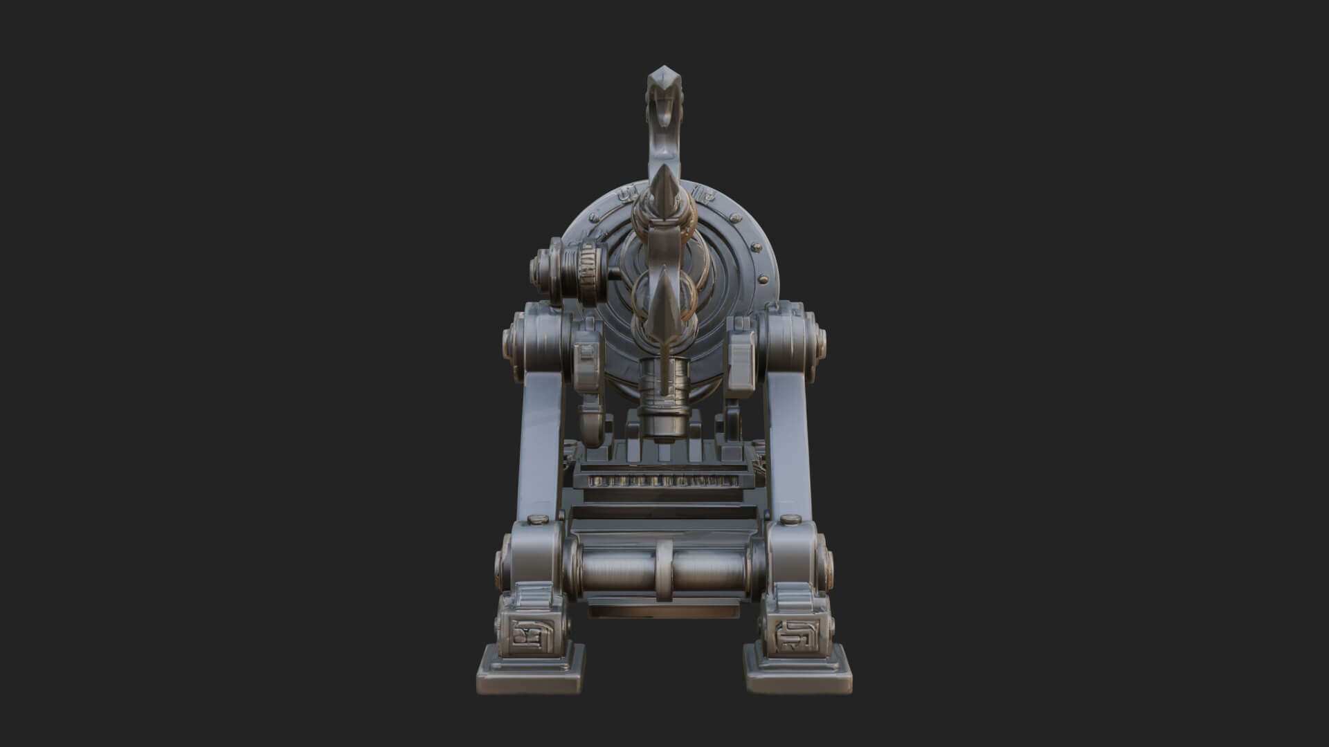 Harpoon Launcher Engine Model Design 3 3D Print Model 3D Model