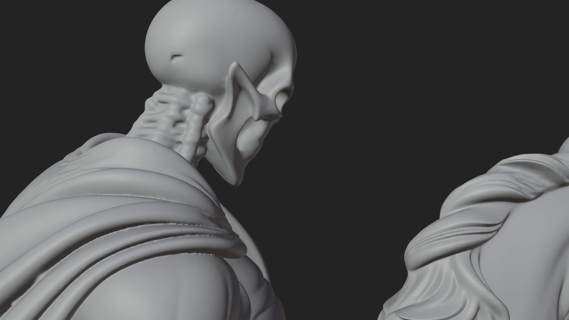 Headless Horseman Rider Statue Design 1 3D Print Model 3D Model