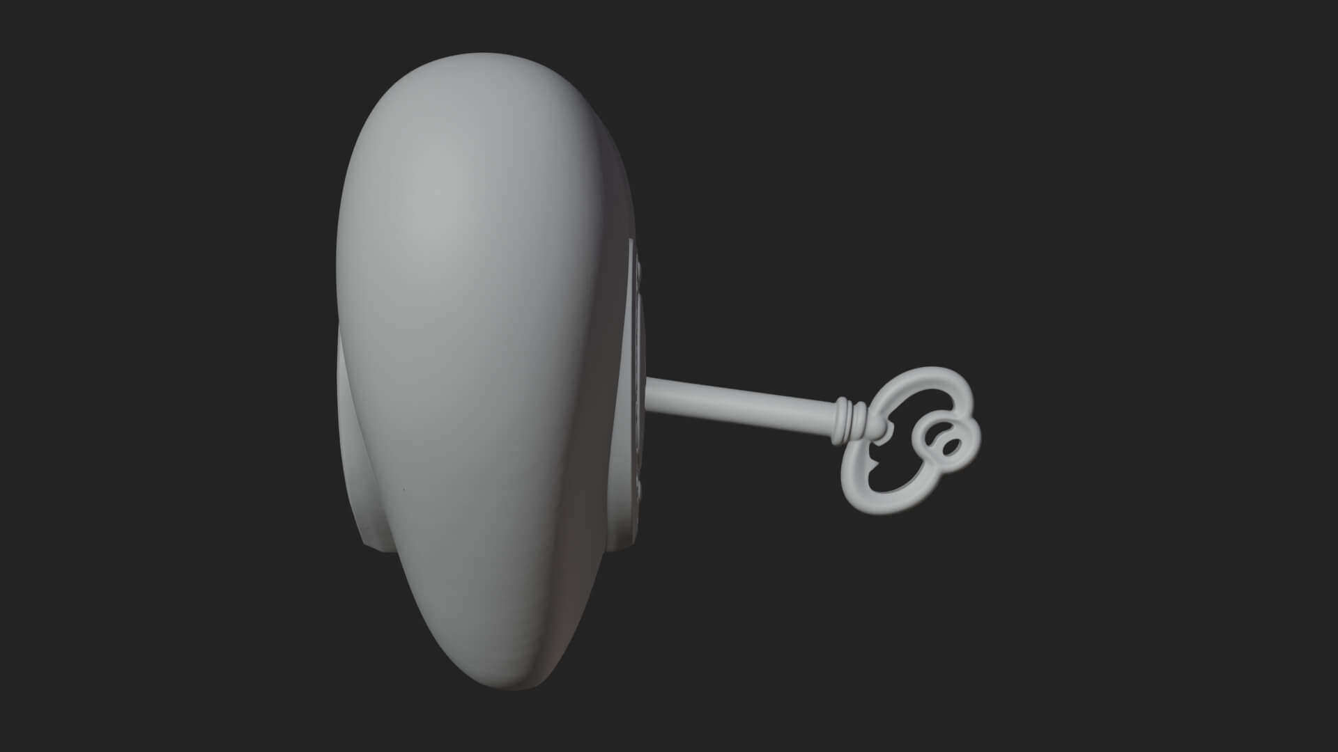 Heart Padlock Ornament Design 10 3D Print Model 3D Model