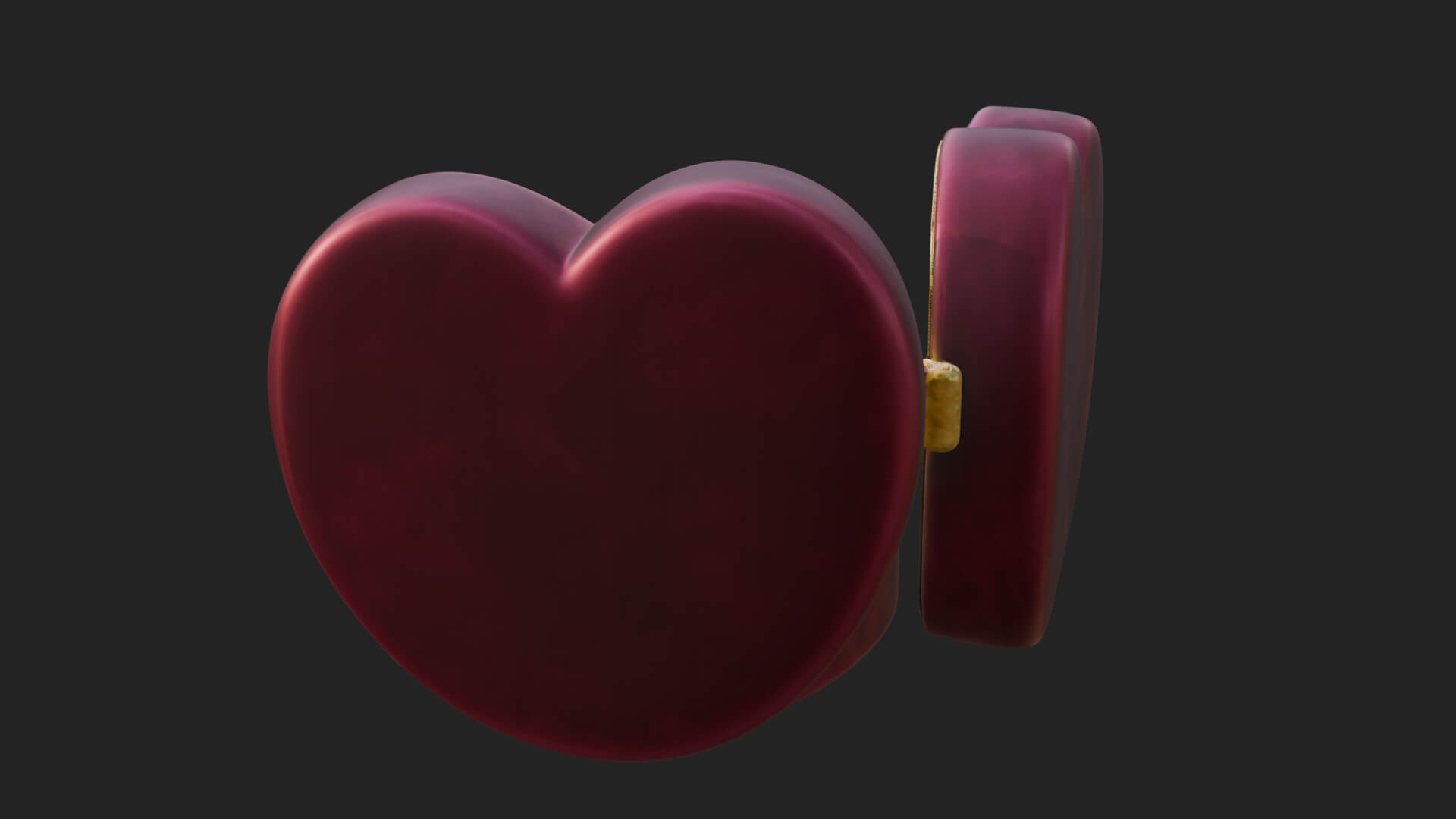 Heart Shaped Chocolate Box Model Design 1 3D Print Model 3D Model
