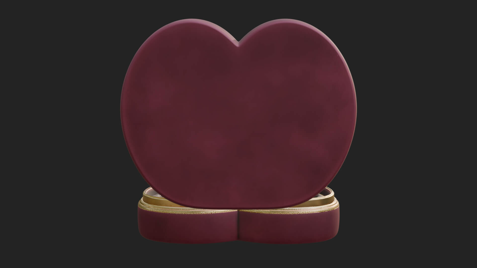 Heart Shaped Chocolate Box Model Design 2 3D Print Model 3D Model