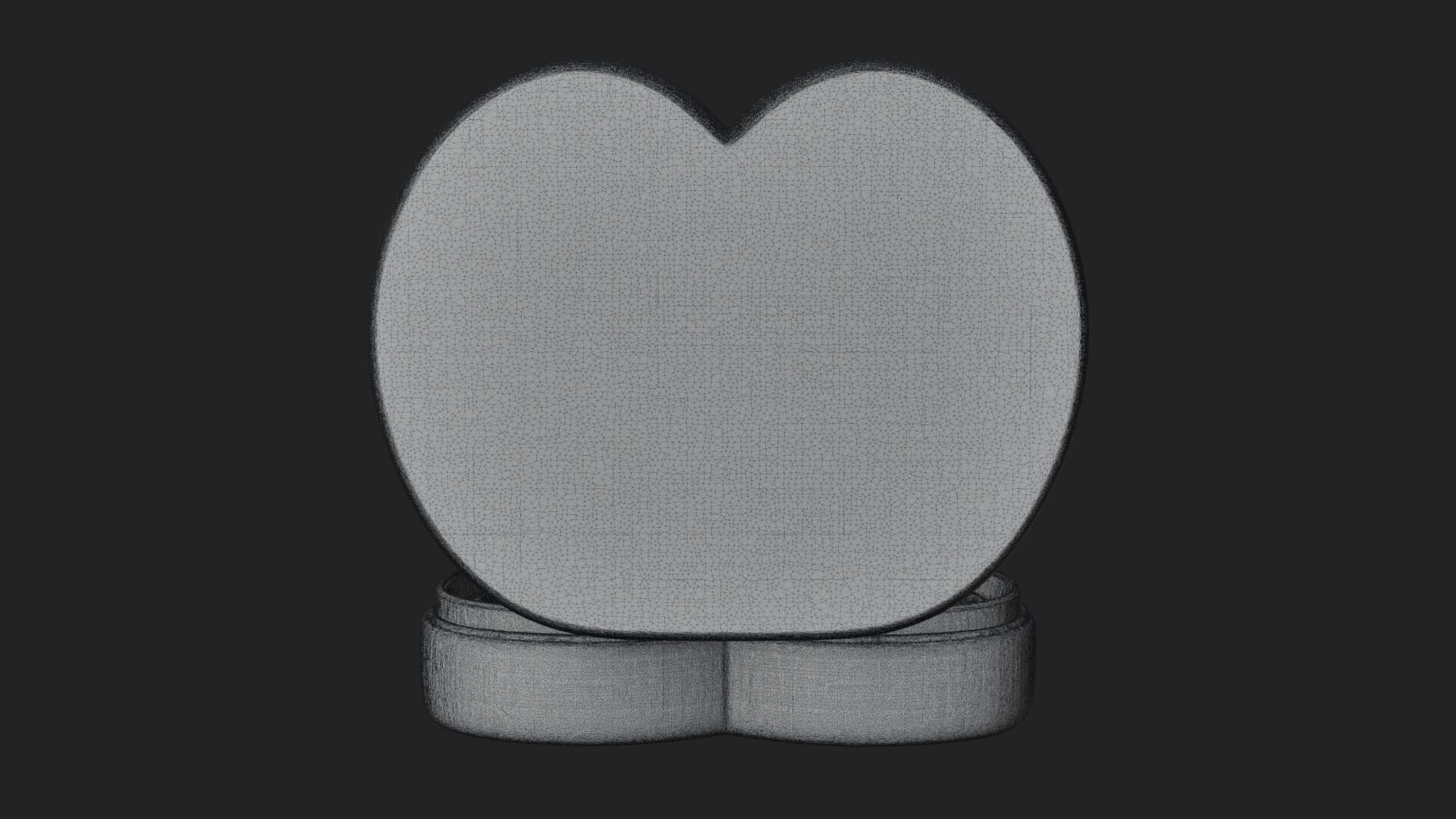 Heart Shaped Chocolate Box Model Design 2 3D Print Model 3D Model