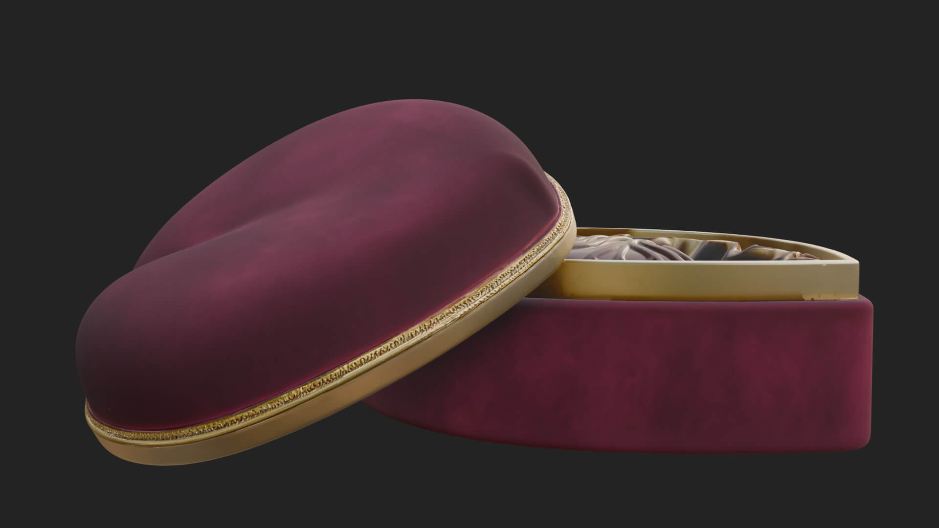 Heart Shaped Chocolate Box Model Design 3 3D Print Model 3D Model