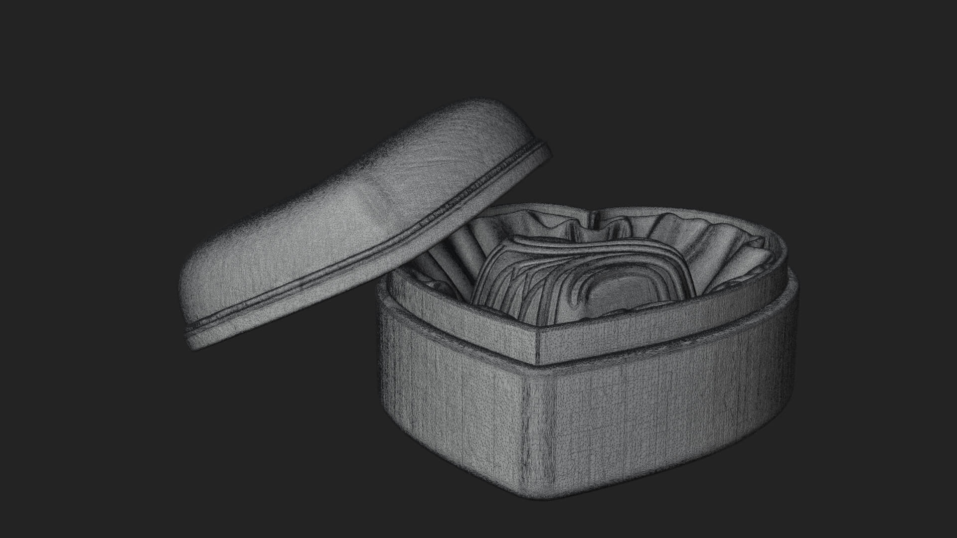Heart Shaped Chocolate Box Model Design 3 3D Print Model 3D Model