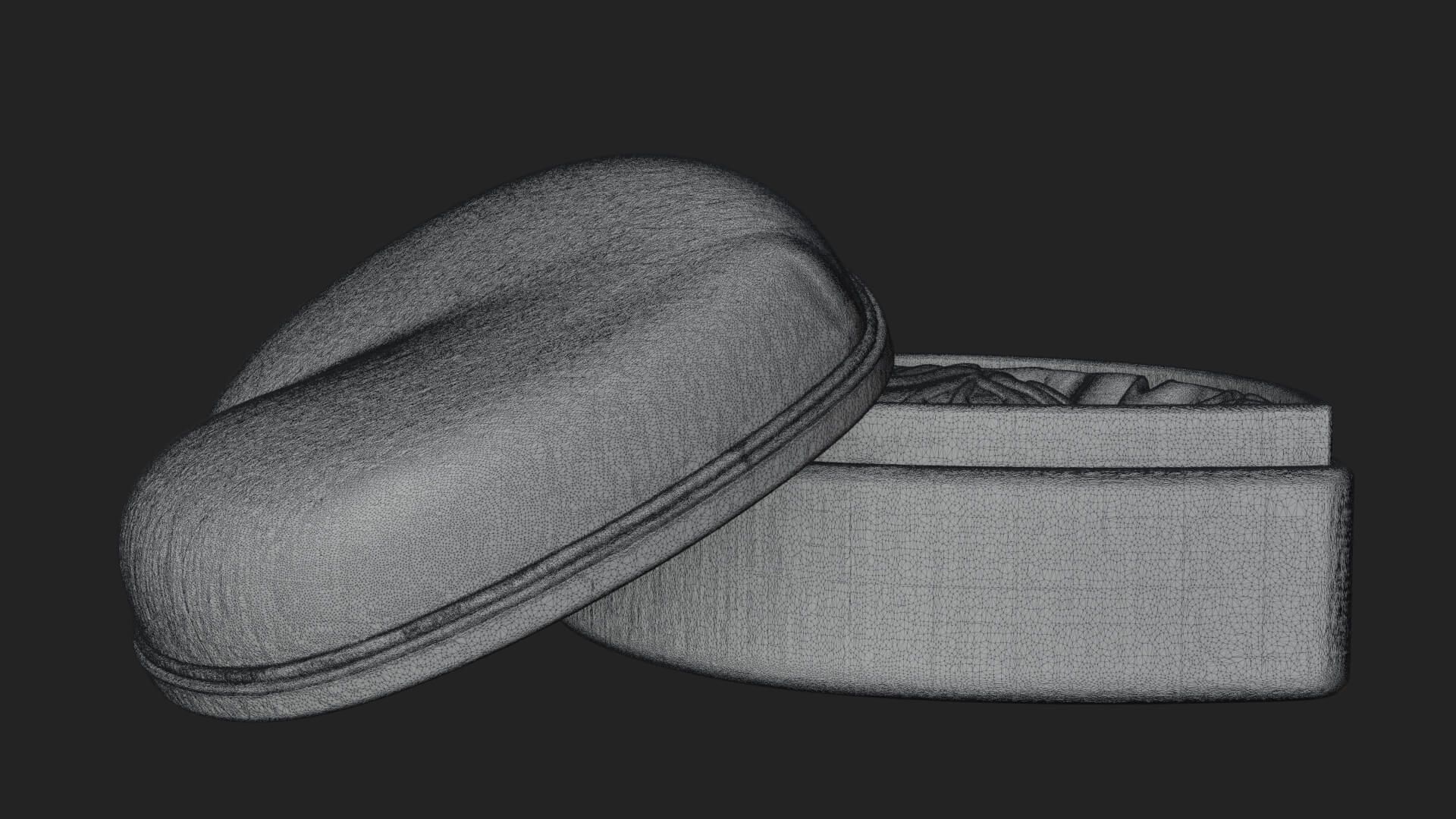 Heart Shaped Chocolate Box Model Design 3 3D Print Model 3D Model