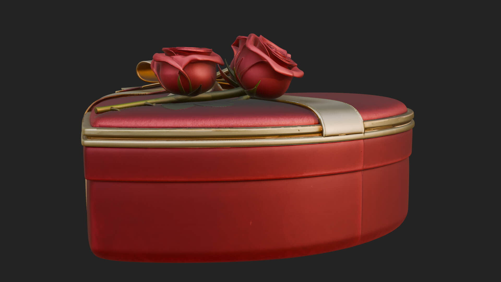 Heart Shaped Gift Box Ornament Design 3 3D Print Model 3D Model